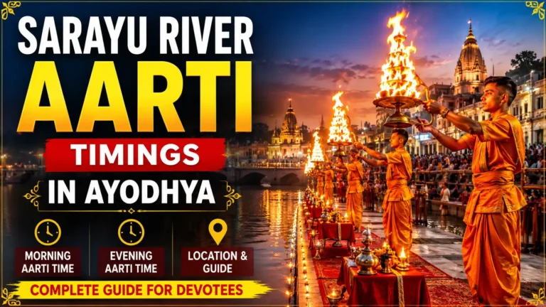 Sarayu River Aarti Timings
