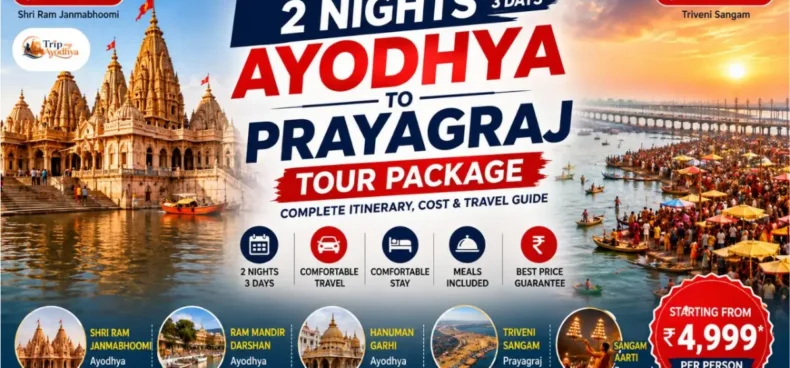 2 Nights 3 Days Ayodhya Prayagraj Tour Package
