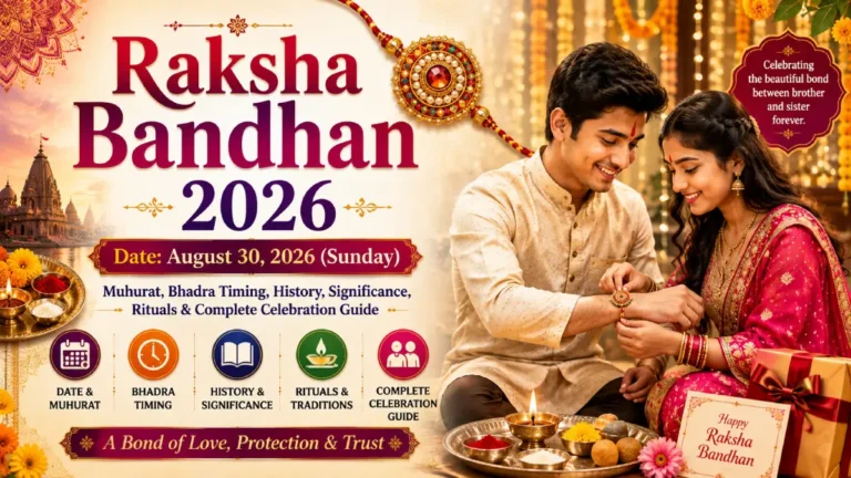 Raksha Bandhan 2026 date